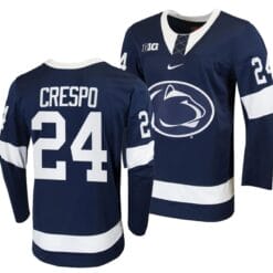 Penn State Nittany Lions Jarod Crespo Jersey #24 Navy College Hockey Replica 2023-24