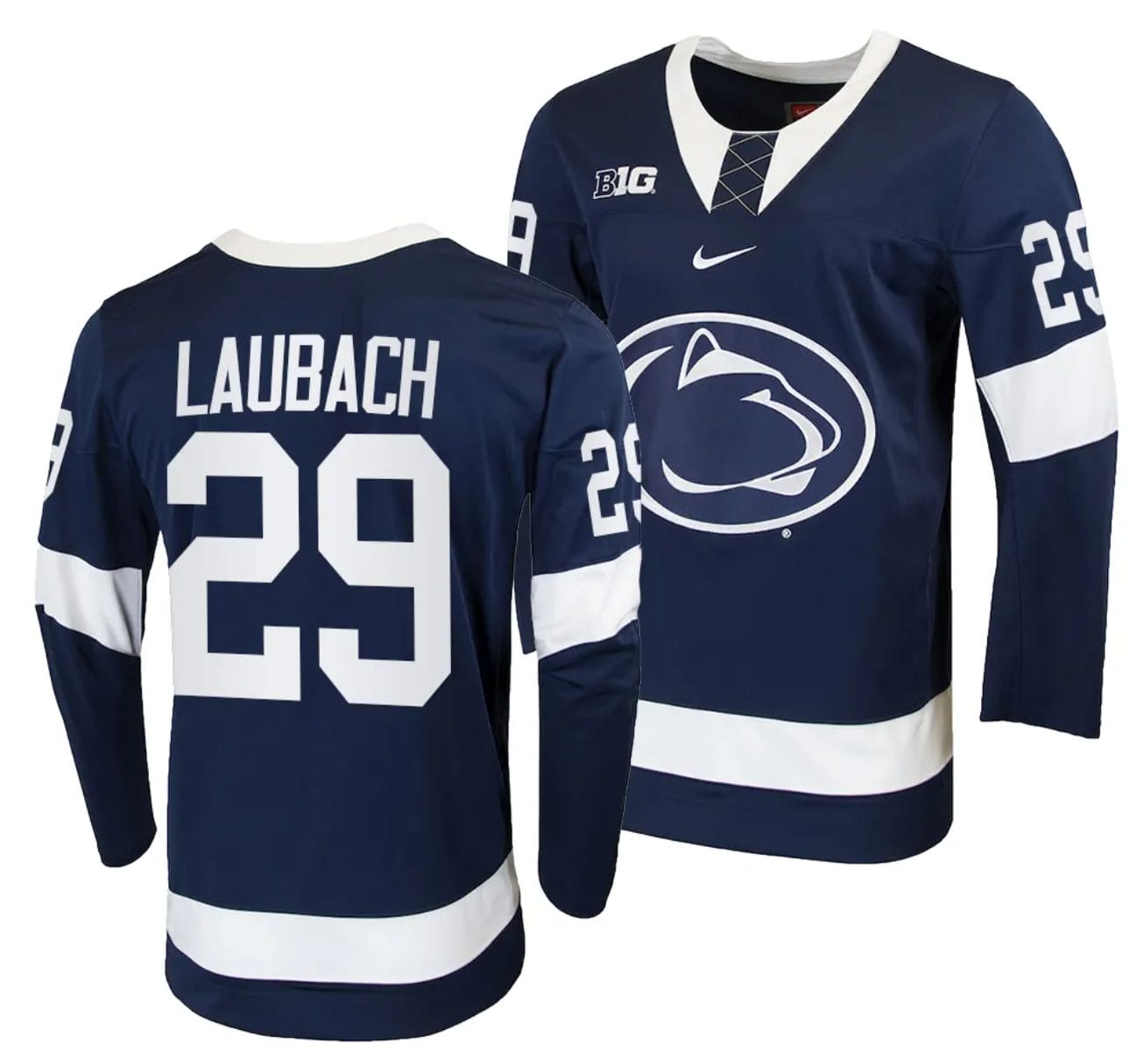 Penn State Nittany Lions Reese Laubach Jersey #29 Navy College Hockey Replica 2023-24