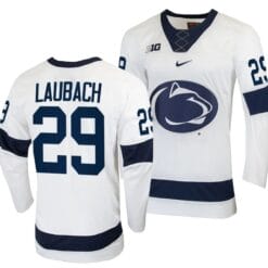 Penn State Nittany Lions Reese Laubach Jersey #29 White College Hockey Replica 2023-24