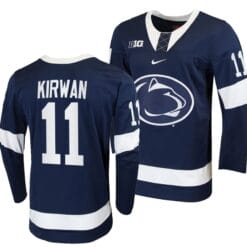 Penn State Nittany Lions Ryan Kirwan Jersey #11 Navy College Hockey Replica 2023-24
