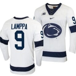 Penn State Nittany Lions Xander Lamppa Jersey #9 White College Hockey Replica 2023-24