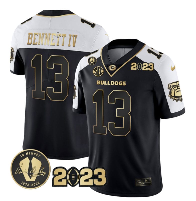 Stetson Bennett Jersey #13 Georgia Bulldogs Football Alternate All Stitched