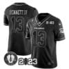 Stetson Bennett Jersey #13 Georgia Bulldogs Football Black Silver All Stitched