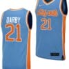 Tess Darby Jersey #21 Tennessee Lady Vols Replica College Basketball Blue Uniform
