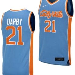 Tess Darby Jersey #21 Tennessee Lady Vols Replica College Basketball Blue Uniform