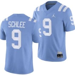 UCLA Bruins Collin Schlee Jersey #9 Alternate Game Light Blue Football Uniform
