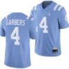 UCLA Bruins Ethan Garbers Jersey #4 Alternate Game Light Blue Football Uniform
