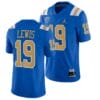 UCLA Bruins Marcedes Lewis Jersey #19 Blue College Football Uniform