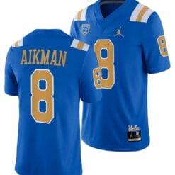 UCLA Bruins Troy Aikman Jersey #8 Blue College Football Uniform