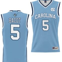 Armando Bacot Jersey #5 UNC Tar Heels College NIL Basketball Lightweight Blue
