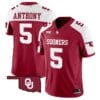 Andrel Anthony Jersey #5 Oklahoma Sooners Vapor Limited College Football Stitched Alternate