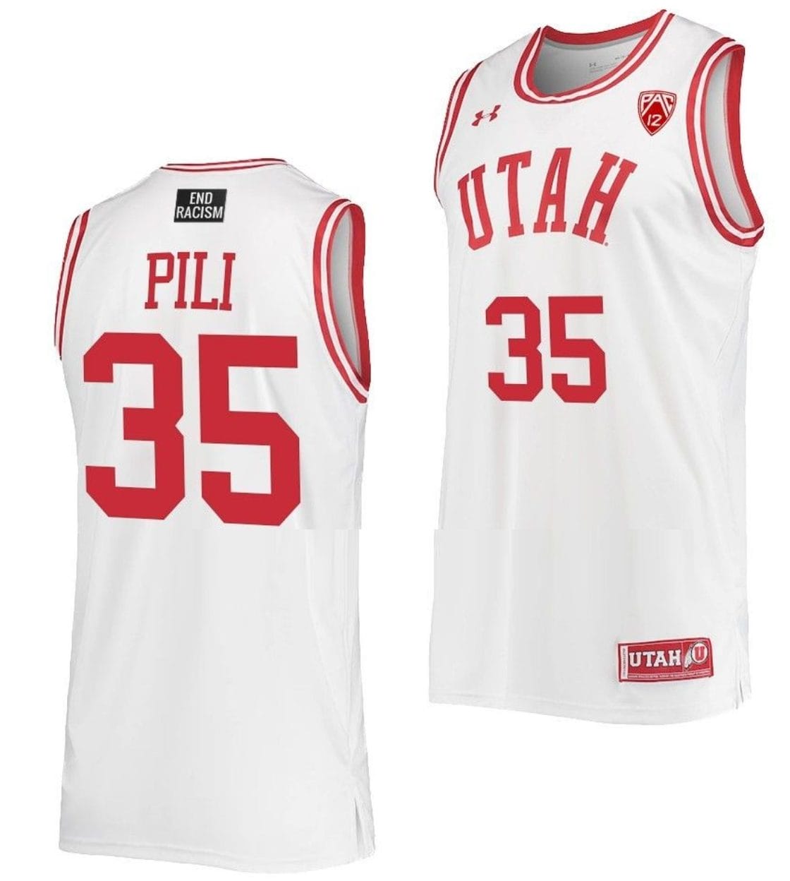 Alissa Pili Jersey #35 Utah Utes College Basketball White