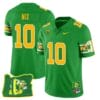 Bo Nix Jersey #10 Oregon Ducks ‘Mighty Oregon’ Throwback Football Oregon State Green