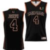 Bensley Joseph Jersey #4 Miami Hurricanes NIL College Basketball Lightweight Black