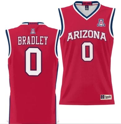 Custom Arizona Wildcats Jersey Name and Number NIL College Basketball Lightweight Red