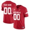 Custom Arkansas Razorback Jersey Name and Number Football All Stitched Red