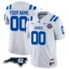 Custom Duke Blue Devils Jersey Name and Number Football Limited White NC State
