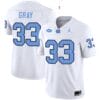 Cedric Gray Jersey #33 North Carolina Tar Heels Vapor Limited College Football White