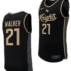 CJ Walker Jersey #21 UCF Knights Replica College Basketball Uniform Black