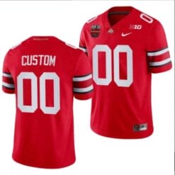 Custom Ohio State Jersey Name and Number Ohio Stadium Patch College Football Red