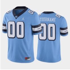 Custom North Carolina Tar Heels Jersey Name and Number College Football Blue
