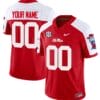 Custom Ole Miss Rebels Jersey Name and Number Football Vapor Limited All Stitched Red Alternate