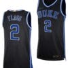 Cooper Flagg Jersey #2 Duke Blue Devils College Basketball Black
