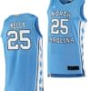 Deja Kelly Jersey #25 North Carolina Tar Heels College Basketball Blue 2022-23