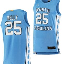 Deja Kelly Jersey #25 North Carolina Tar Heels College Basketball Blue 2022-23