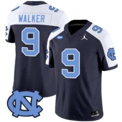 Devontez Walker Jersey #9 North Carolina Tar Heels Vapor Limited College Football Navy Alternate
