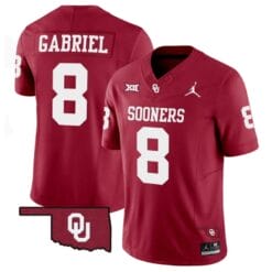 Dillon Gabriel Jersey #8 Oklahoma Sooners Vapor Limited College Football Stitched Red