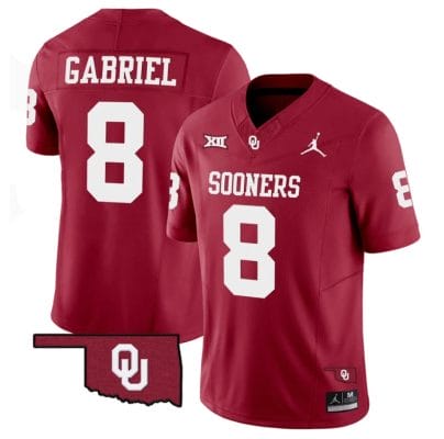 Dillon Gabriel Jersey #8 Oklahoma Sooners Vapor Limited College Football Stitched Red