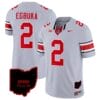Emeka Egbuka Jersey #2 Ohio State Buckeyes College Football Stitched Vapor Limited Ohio Patch Gray