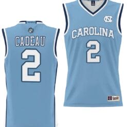 Elliot Cadeau Jersey #2 UNC Tar Heels College NIL Basketball Lightweight Blue