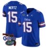 Graham MertzJersey #15 Florida Gators Vapor Limited Florida Map College Football Royal