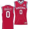 Jaden Bradley Jersey #0 Arizona Wildcats NIL College Basketball Lightweight Red