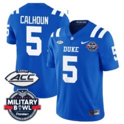 Jalon Calhoun Jersey #5 Duke Blue Devils Football Limited Royal Military Bowl