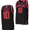 Julian Reese Jersey #10 Maryland Terrapins College NIL Replica Basketball Black