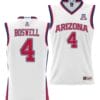 Kylan Boswell Jersey #4 Arizona Wildcats NIL College Basketball Lightweight White