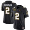 Kaedin Robinson Jersey #2 Appalachian State Mountaineers Vapor Limited College Football Black