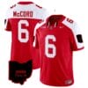 Kyle Mccord Jersey #6 Ohio State Buckeyes College Football Stitched Vapor Limited Ohio Patch Red Alternate