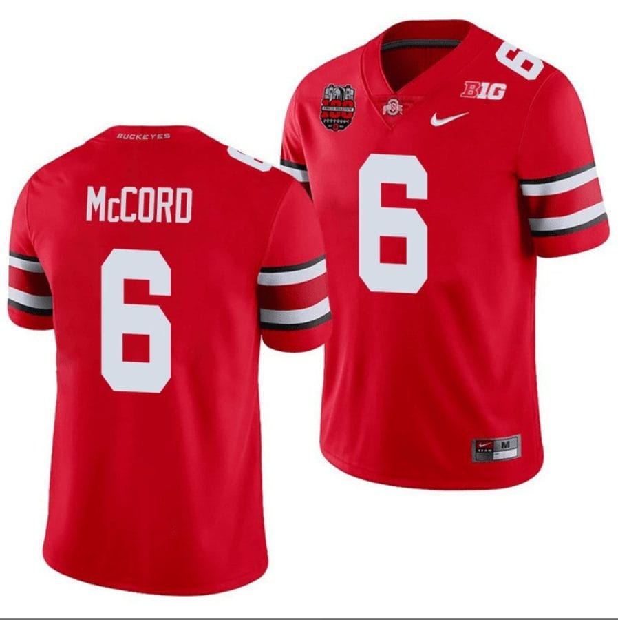 Kyle Mccord Jersey #6 Ohio State Buckeyes Ohio Stadium Patch College Football Scarlet