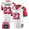 Khari Coleman Jersey #23 Ole Miss Rebels Football Ole Miss Flag All Stitched White 2