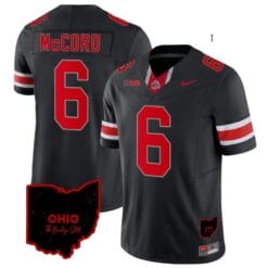 Kyle Mccord Jersey #6 Ohio State Buckeyes College Football Stitched Vapor Limited Ohio Patch Black