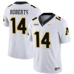 Kanye Roberts Jersey #14 Appalachian State Mountaineers Vapor Limited College Football White