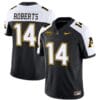 Kanye Roberts Jersey #14 Appalachian State Mountaineers Vapor Limited College Football Black Alternate