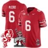 Kyle McCord Jersey #6 Ohio State Buckeyes Football Stitched Brutus Buckeye Patch Scarlet