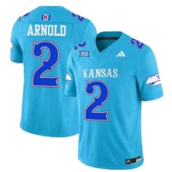 Lawrence Arnold Jersey #2 Kansas Jayhawks Blackhawk Vapor Limited Football Old KU