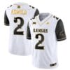 Lawrence Arnold Jersey #2 Kansas Jayhawks Blackhawk Gold Vapor Football Black Sleeves