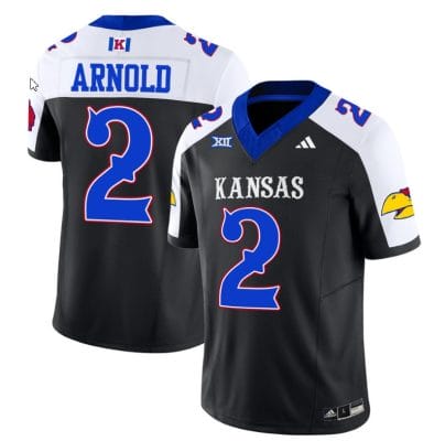 Lawrence Arnold Jersey #2 Kansas Jayhawks Blackhawk Vapor Limited Football Alternate